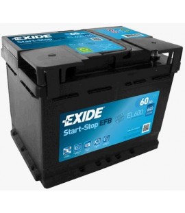 Μπαταρία Exide EFB Start & Stop EL600 -12V 60Ah