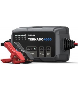 Φορτιστής - Συντηρητής μπαταριών TOPDON T4000C 6V/12V 4A
