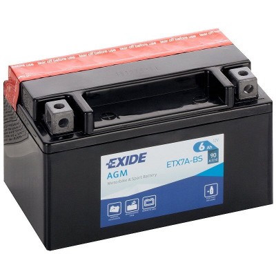 Μπαταρία Exide YTX7A-BS - 12V 6Ah - 90 CCA(EN)