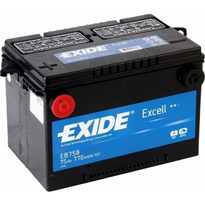 Μπαταρία Exide Excell EB758 - 12V 75Ah