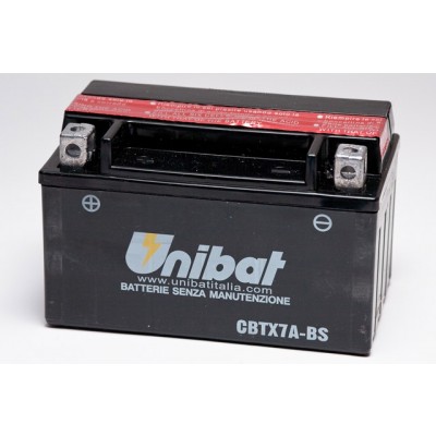 Μπαταρία Unibat YTX7A-BS - 12V 6Ah - 90 CCA(EN)