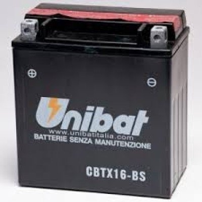 Μπαταρία Unibat YTX16-BS - 12V 14Ah - 230 CCA(EN)