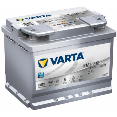 Μπαταρία Varta AGM Start & Stop D52-12V 60Ah