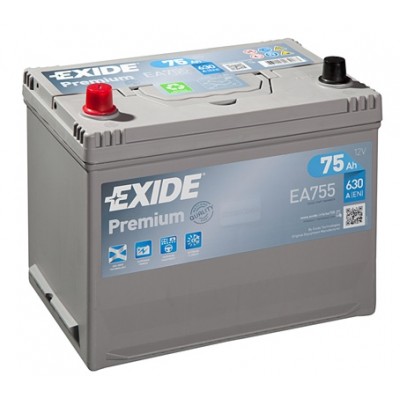 Μπαταρία Exide Premium EA755-12V 75Ah