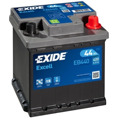 Μπαταρία Exide Excell EB440- 12V 44Ah