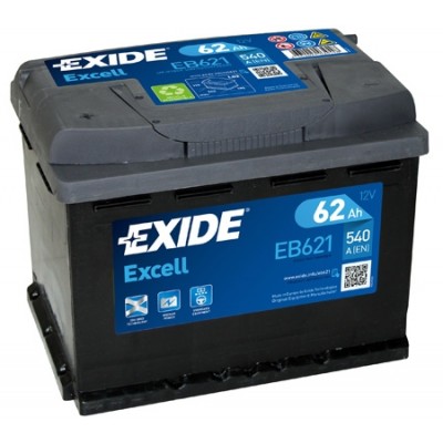 Μπαταρία Exide Excell EB621-12V 62Ah