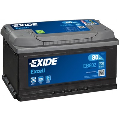 Μπαταρία Exide Excell EB802-12V 80Ah