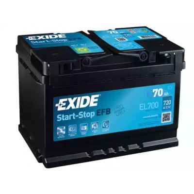 Μπαταρία Exide EFB Start & Stop EL700-12V 70Ah