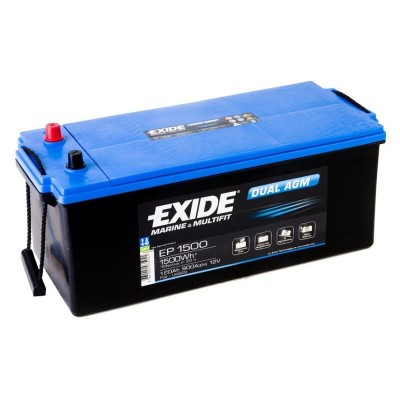 Μπαταρία Exide Dual AGM EP1500-12V 180Ah