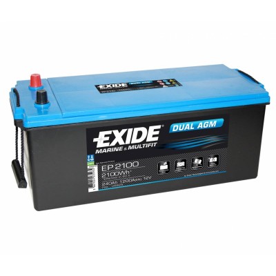 Μπαταρία Exide Dual AGM EP2100-12V 240Ah