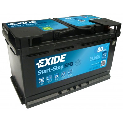 Μπαταρία Exide EFB Start & Stop EL800-12V 80Ah