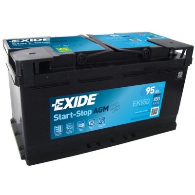 Μπαταρία Exide AGM Start & Stop EK950-12V 95Ah