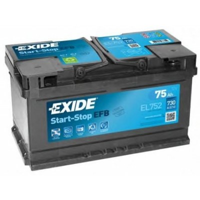 Μπαταρία Exide EFB Start & Stop EL752-12V 75Ah