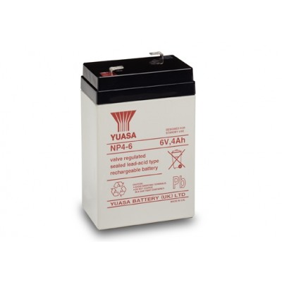 Μπαταρία Yuasa NP4-6 VRLA -6V 4Ah