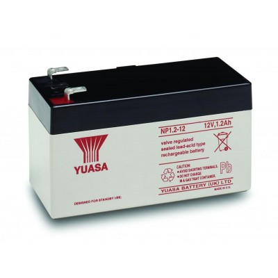 Μπαταρία Yuasa NP1.2-12 VRLA -12V 1,2Ah