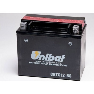 Μπαταρία Unibat YTX12-BS - 12V 10Ah - 180 CCA(EN)