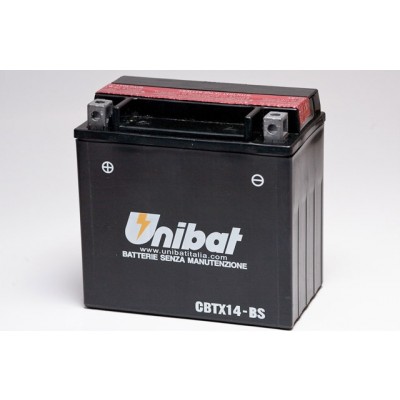 Μπαταρία Unibat YTX14-BS - 12V 12Ah - 200 CCA(EN)