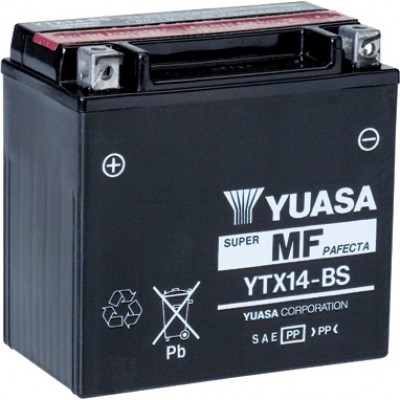 Μπαταρία Yuasa YTX14-BS - 12V 12Ah - 200 CCA(EN)
