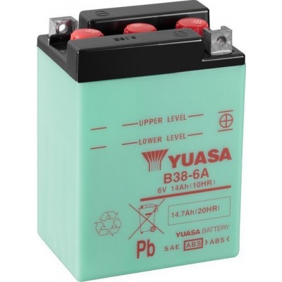 Μπαταρία Yuasa Conventional B38-6A - 6V 14Ah 