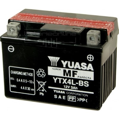 Μπαταρία Yuasa YTX4L-BS - 12V 3Ah - 50 CCA(EN)