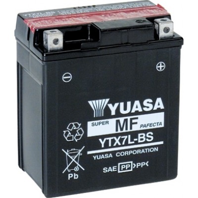 Μπαταρία Yuasa YTX7L-BS - 12V 6Ah - 100 CCA(EN)