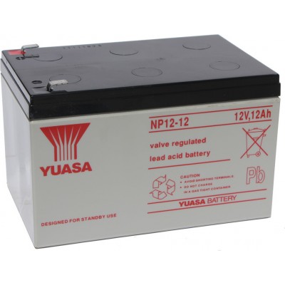 Μπαταρία Yuasa NP12-12 VRLA -12V 12Ah